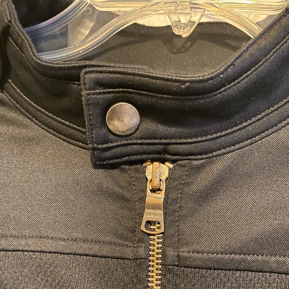 Express Men's Zip-Front Sweater Jacket. - Picture 4 of 7